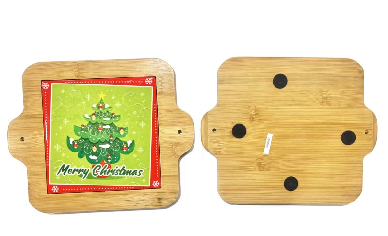 Porta-copos de Natal divertidos e modernos com carimbo quente para jantar ou cozinha