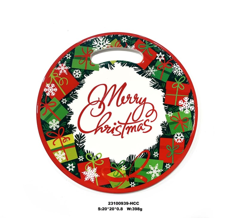 Porta copos para cozinha ou sala de jantar com estampagem a quente personalizada com design de Natal
