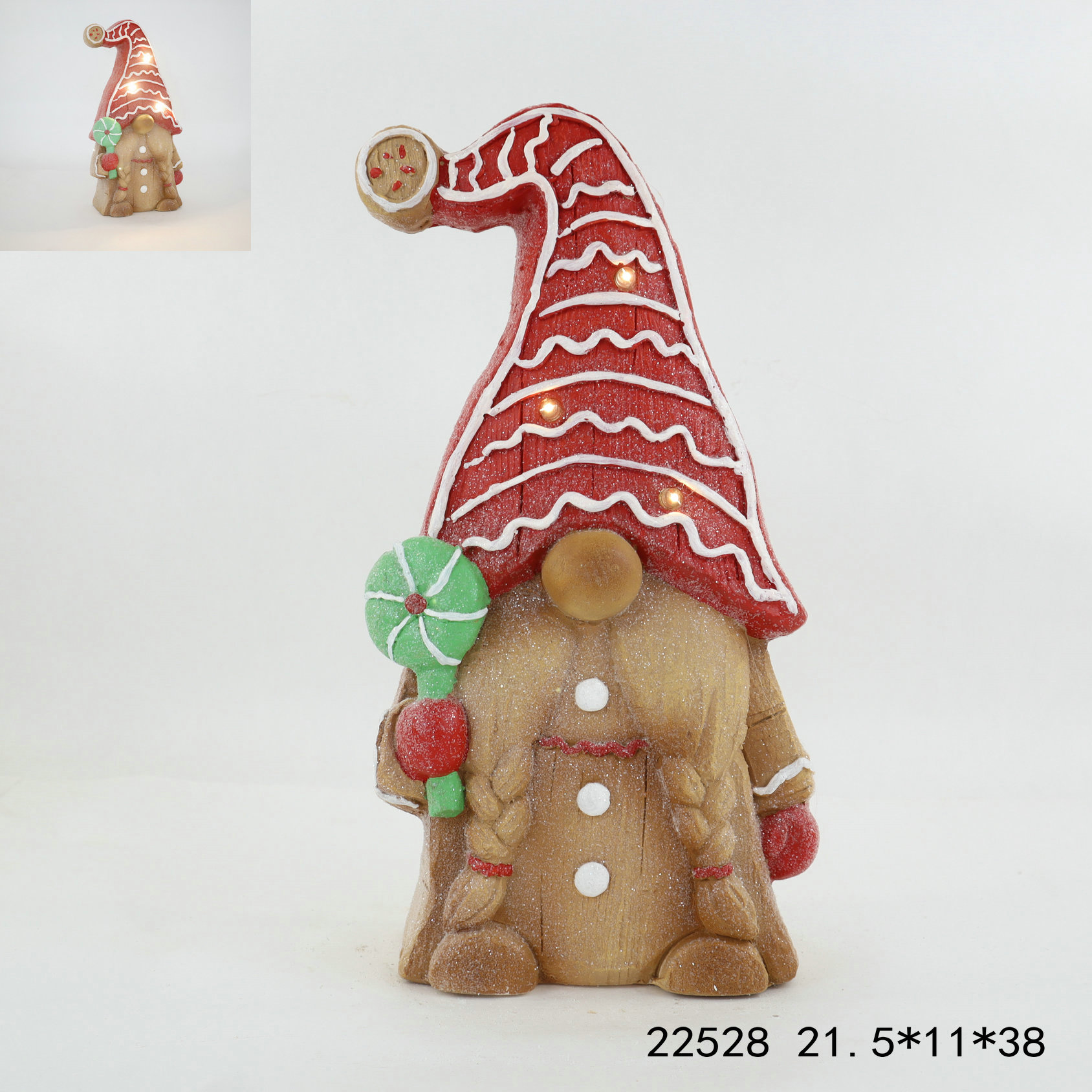 Brilho da véspera de Natal Ornamentos luminosos de madeira exclusivos adicionam pontos extras à atmosfera festiva
