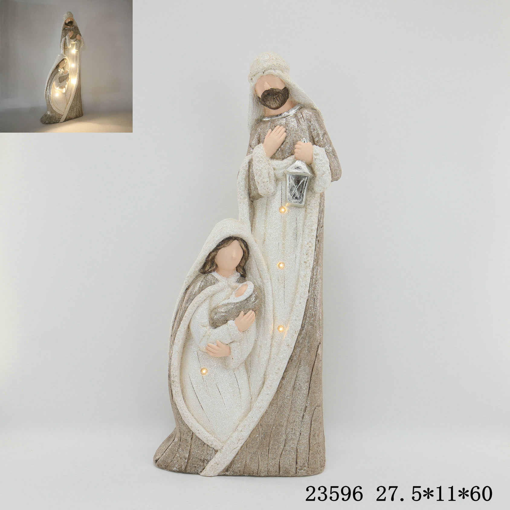 Seleção de Natal em família Decorações luminosas de madeira fofas Desconto por tempo limitado