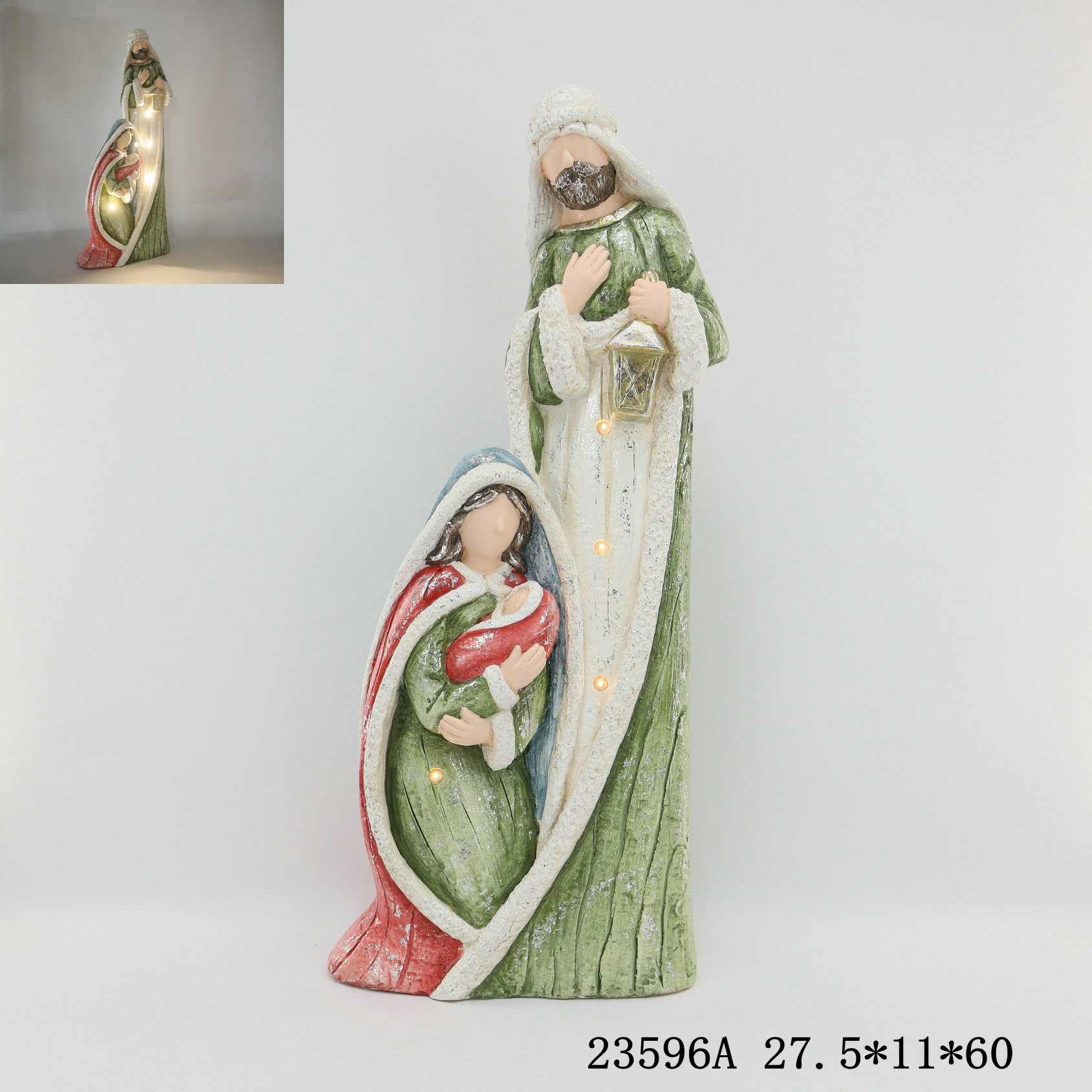Seleção de Natal em família Decorações luminosas de madeira fofas Desconto por tempo limitado
