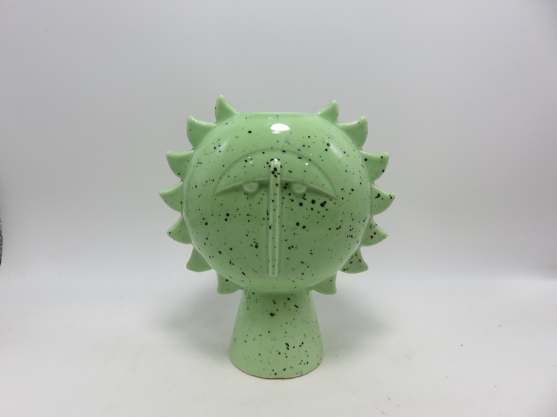 Vaso de cerâmica multicolorido Liberte sua imaginação floral