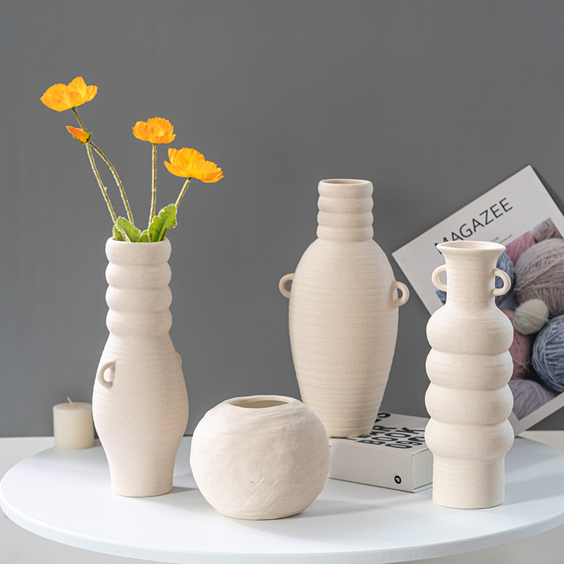Vaso de cerâmica multicolorido extravagante para elevar sua decoração floral